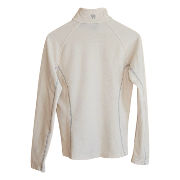Mountain Hardwear Fleece Top 1/4 Zip Cream Women's Medium - Picture 6 of 7